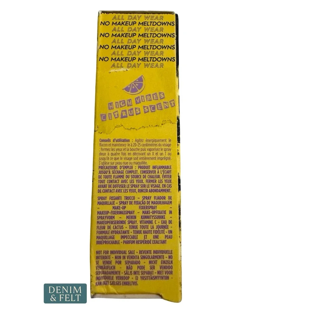 NEW Urban Decay All Nighter Vitamin C Setting Makeup Spray 15ml 0.5oz
